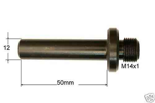 Spanndorn Zylinderschaft 12mm Gewinde M14x1